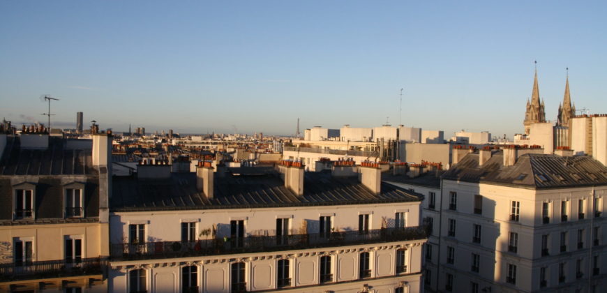 3 pièces meublé PARIS 11ème – 44m2 Carrez – 59 au sol